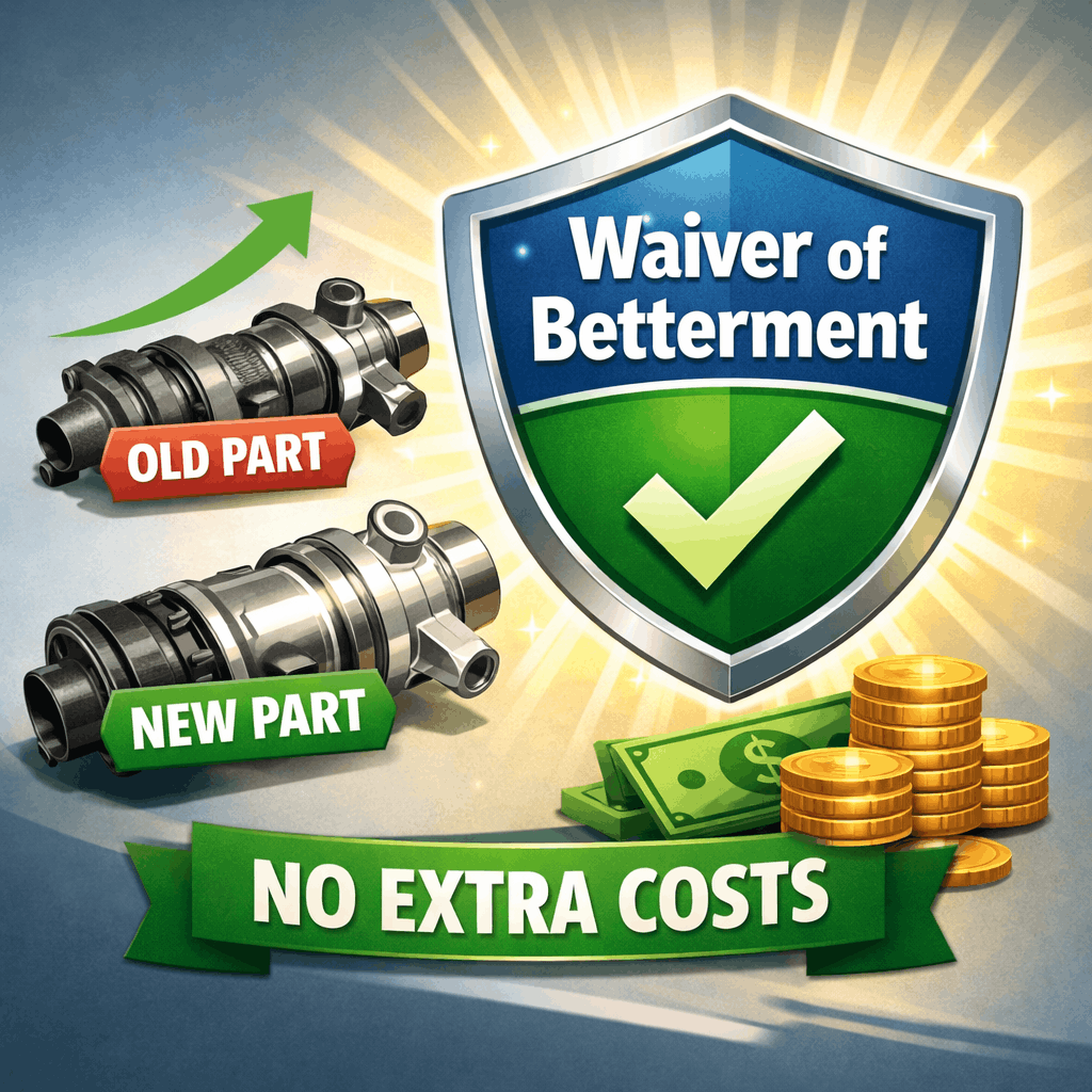 waiver of betterment