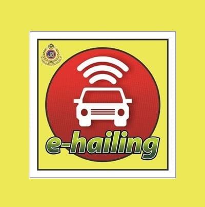 e hailing sticker original